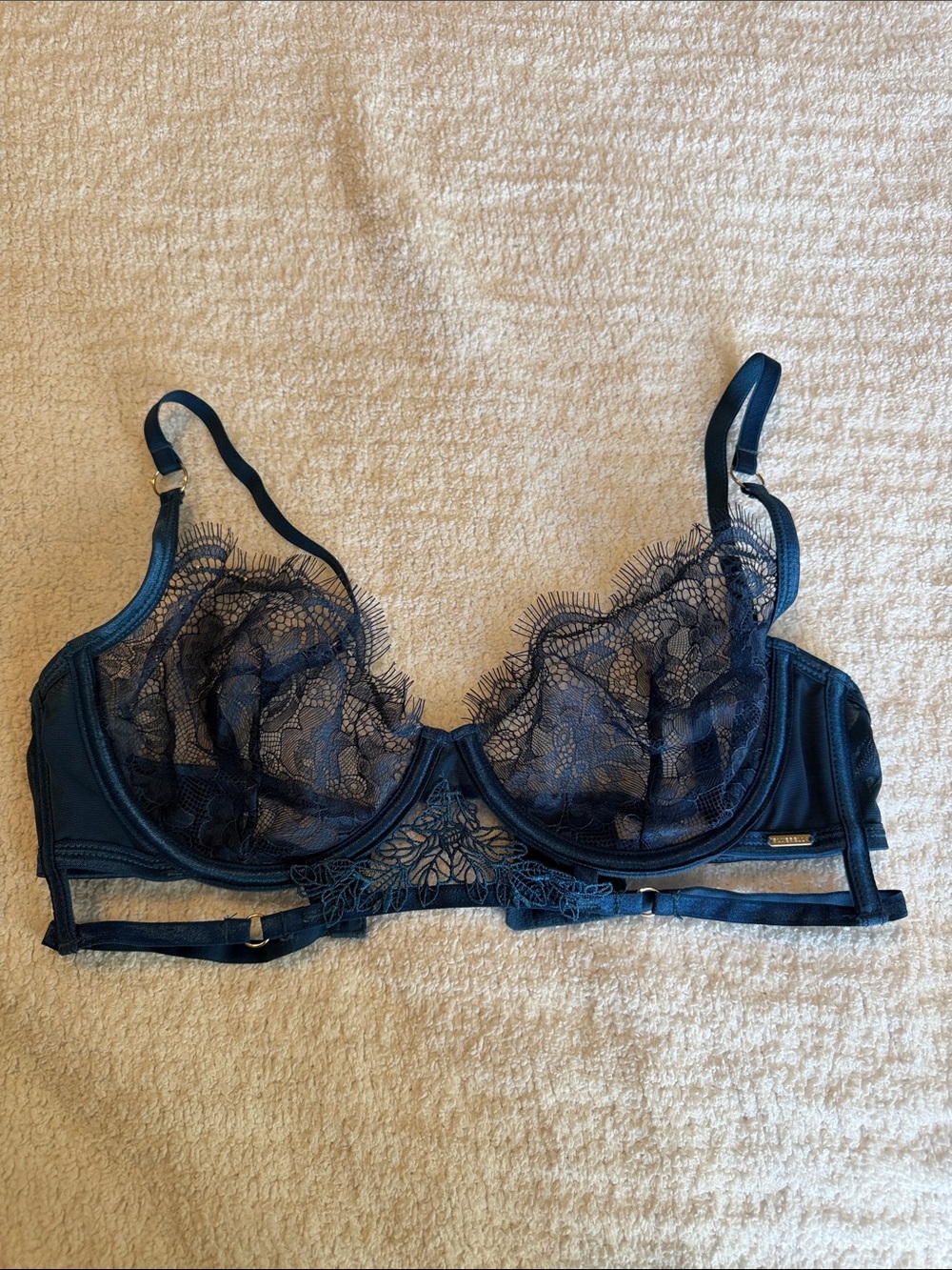 Bluebella Deep Blue Lace Underwire Bra